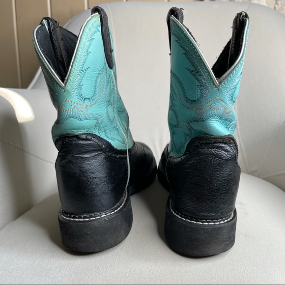 Justin Gypsy Western Cowgirl Boots Leather Sz 8.5 - Picture 5 of 6